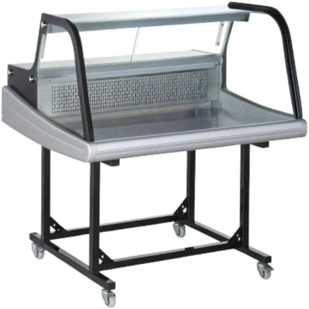 Vetrina refrigerata, 175 L, 2 a 12 °C, 230 V, Compatibile GN 1, 1 e GN 1, Illuminazione a LED, 915 mm, 230V, Porte scorrevoli posteriori, Controllo
