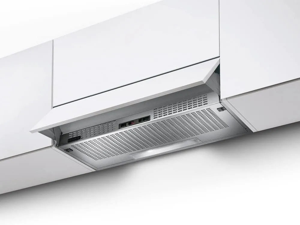 LG A60 Cappa aspirante, 60 cm, cappa da cucina, grigio, Silver 2156 SRM LG, Cappa Cucina da 60 cm Versione Aspirante Sottopensile Colore Grigio Chiaro