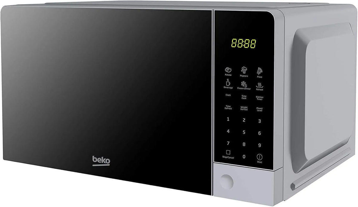 Beko MOC201103S Forno a microonde, 45, 2 x 32, 5 x 26, 2 cm, 20 L, 700 W, argento, Digitale