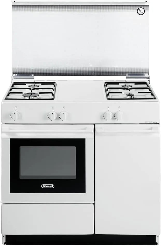Forno elettrico SGW854NM, 4 fuochi, classe energetica E, De Longhi Cucina SGW854NM Forno A Gas 86x50 4 Fuochi Classe Energetica B
