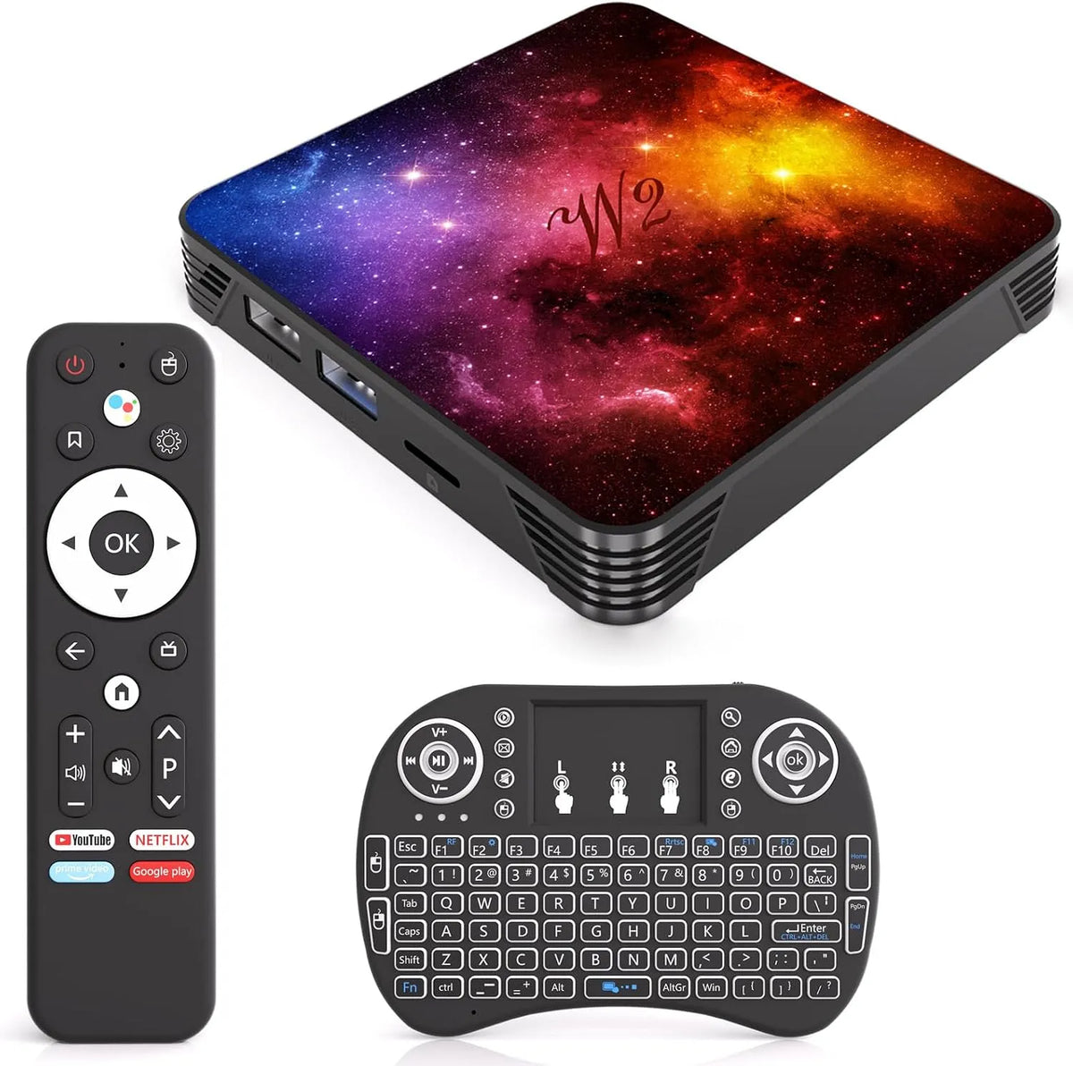 Smart TV 4GB 2.4G, 5G, televisore, HDMI, USB, Wi-Fi, Bluetooth, Android OS, WiFi Dual Band, RAM e 6 ROM, Porte HDMI 2, Android TV 14 - Processore