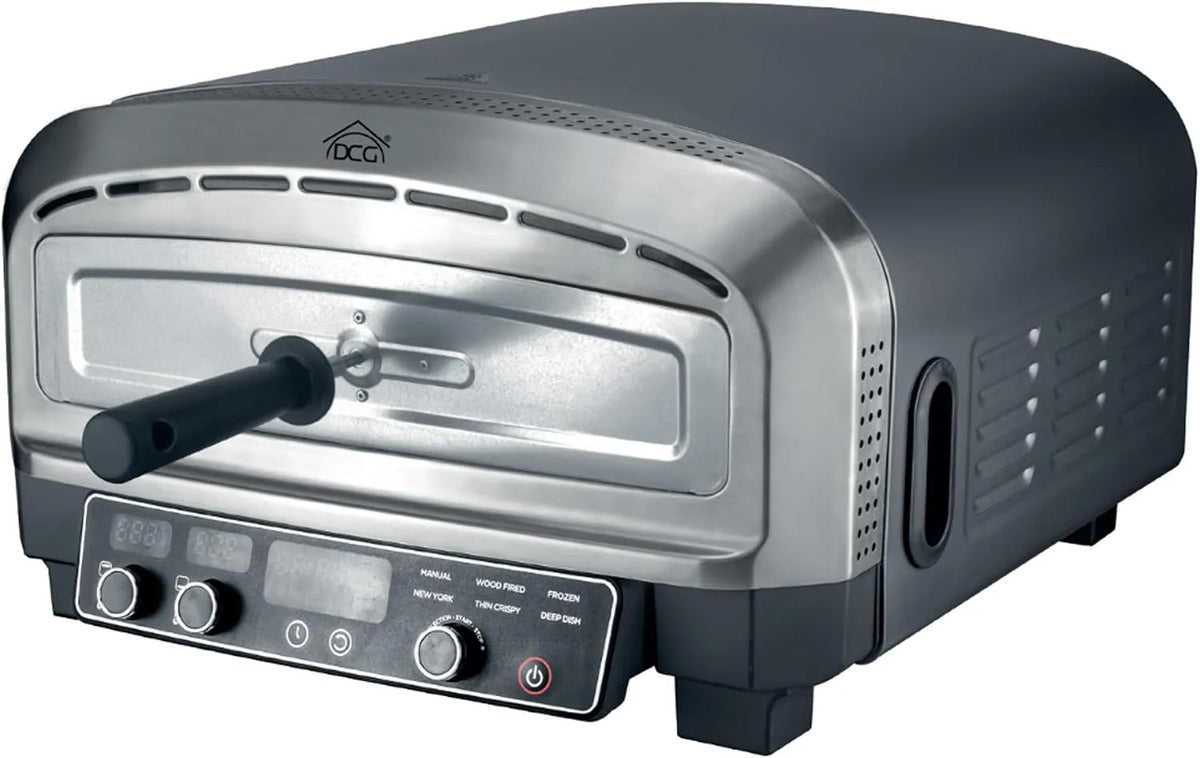 Forno elettrico per pizza 20lt Mb2350, 2200 W, Dcg Forno Pizza In Pietra Refrattaria Stone 20lt 2200w Mb2350