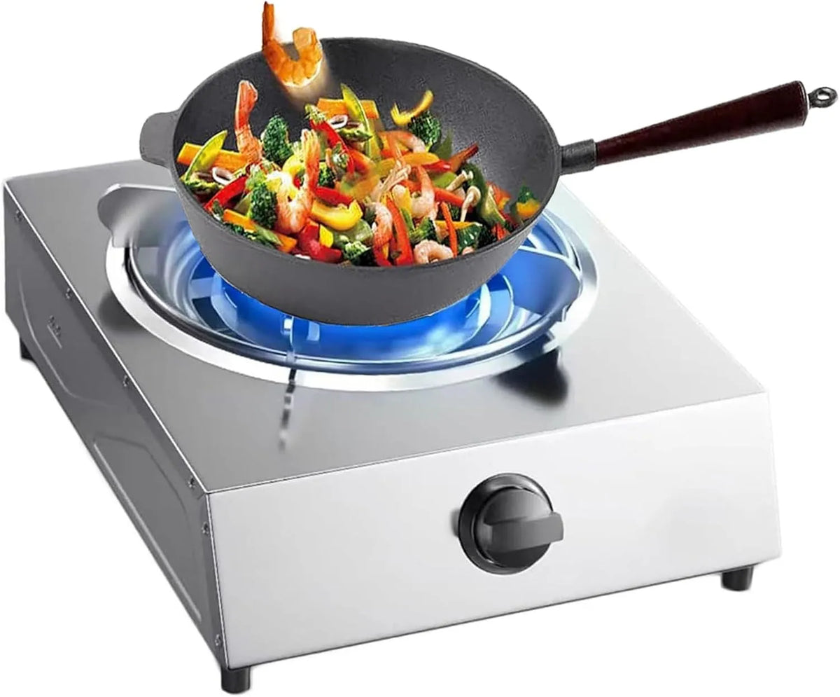 Piano cottura a gas, portatile, timer, fornello a gas, 2kw Stufa A Gas, LPG, Con Protezione Antispegnimento, Per Cucina Domestica
