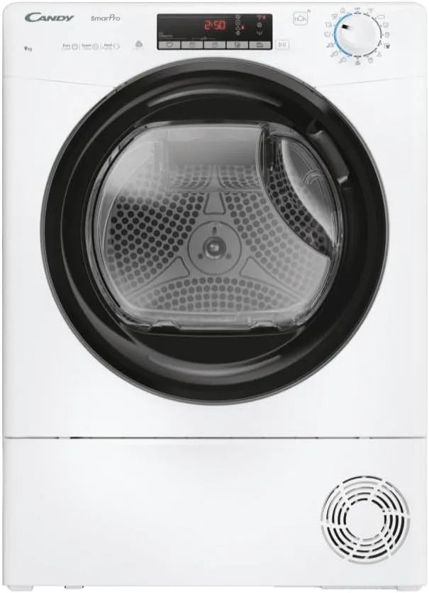 Asciugatrice, 9 kg, classe energetica E, CROE H9A2TBE-S, Carica Frontale, CROE H9A2TBE-S - Asciugatrice con pompa di calore