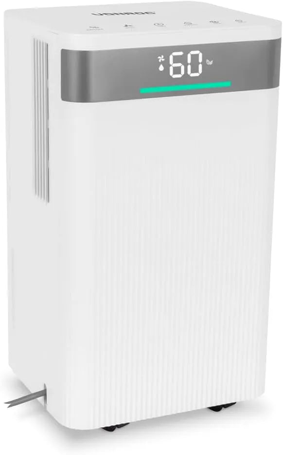 Deumidificatore 12L, giorno, 12 L, 38 dB, Wi-Fi, ampio serbatoio, per Ambienti fino a 25m2, Purificazione Aria 2 Stadi, Silenzioso ≤38dB, Wi-Fi Smart