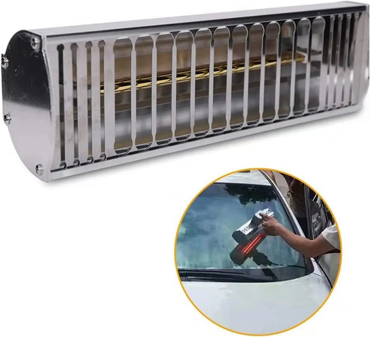 Asciugatrice, 1000 W, industriale, Asciugatrice a infrarossi Shortwave Vernice 1000W Riscaldatore a Lampada da polimerizzazione della lampada a sfera