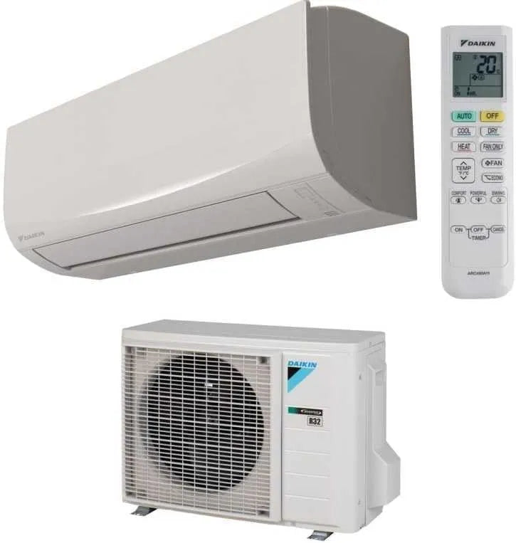 Daikin FTXC25E RXC25E Condizionatore, Wi-Fi, Inverter, controllabile dall'applicazione Onecta di, Daikin Sensira FTXC25E + RXC25E - Climatizzatore