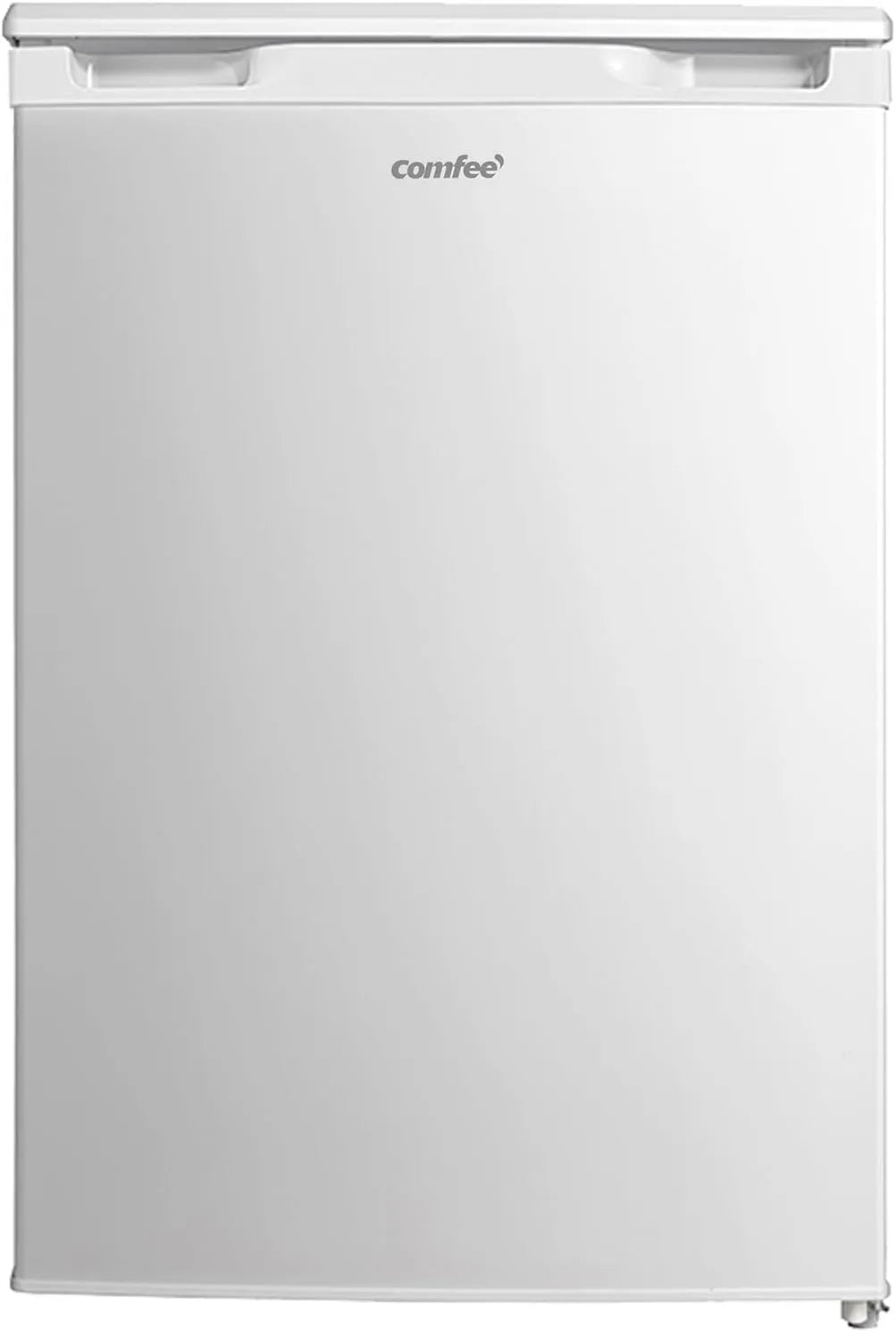 Congelatore, 88 L, COMFEE' RCU83WH3EU, freezer verticale, bianco, Silenzioso, Congelatore Verticale 88L
