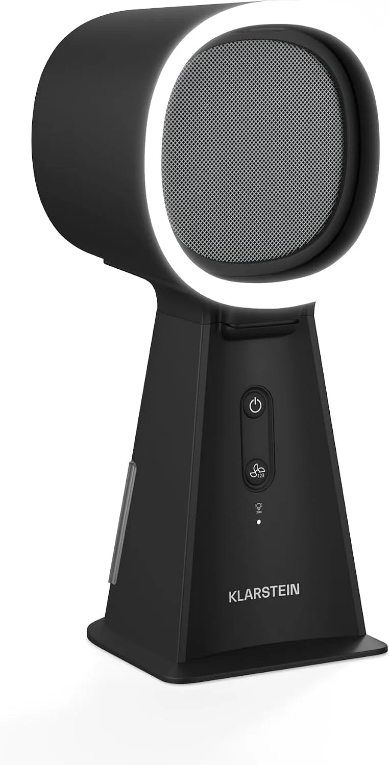 Klarstein Cappa aspirante, 200 m3/h, cappa da cucina, portatile, Compatta & Potente, ora, Filtro Multistrato, Base Antiscivolo, Ideale per Piccole