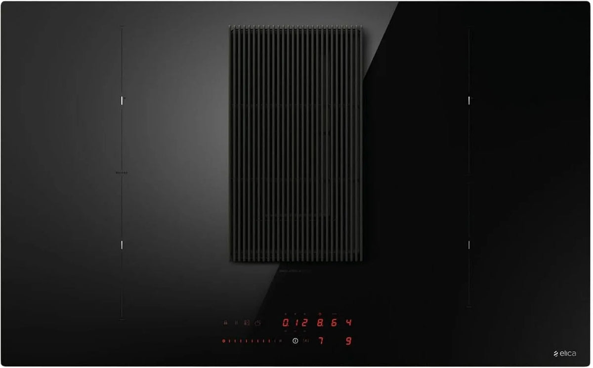 Piano cottura a induzione, piastra a induzione, Elica PRF0182322 BL, 83, nero, Black