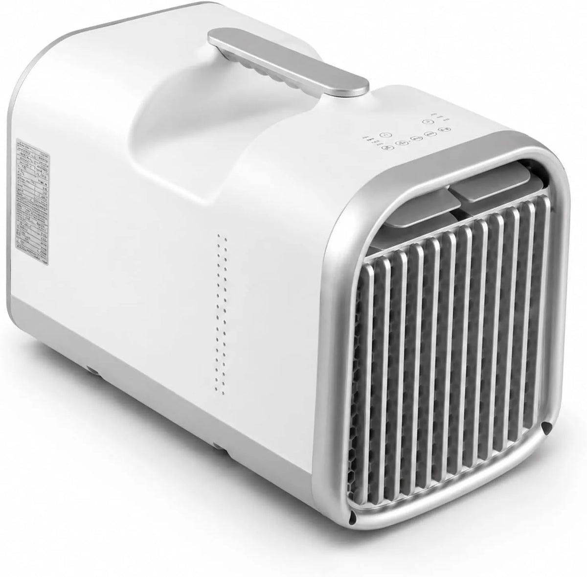 Condizionatore, 1300 W, portatile, timer, 3 velocità, 12 Ore per Tenda e Camper 1300W, 4 modalità