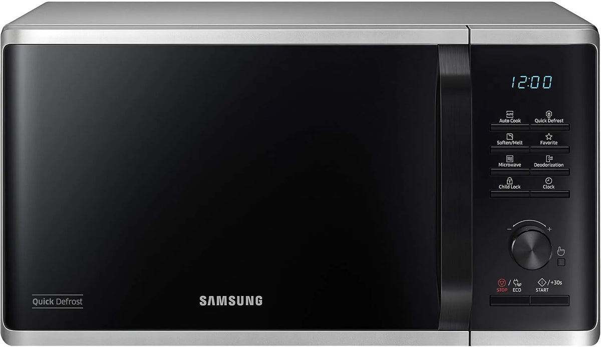Samsung MS2AK3515AS/EG Forno a microonde, 48, 9 cm, 800 W, interno in ceramica, scongelamento, 23 pezzi, larghezza 48