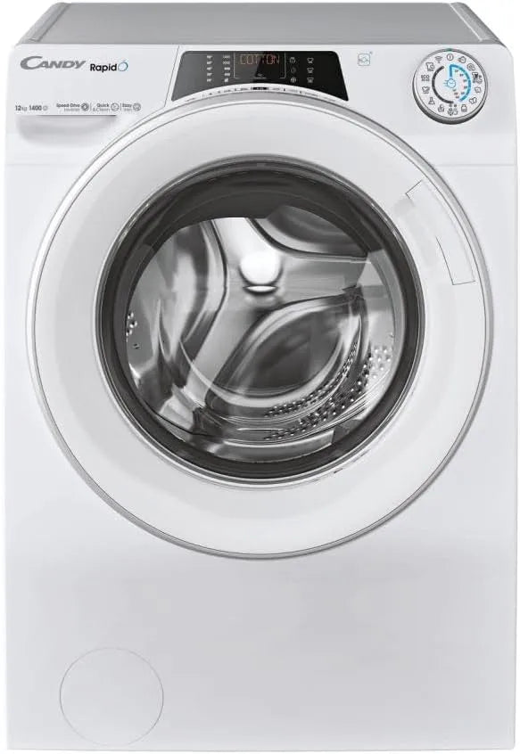 Candy 12kg, 1400 RO14126DWMST-S Lavatrice, 85 x 60 x 67 cm, 15 programmi, 12 kg, classe energetica E, Wi-Fi, Bluetooth, bianco, Mix Power System