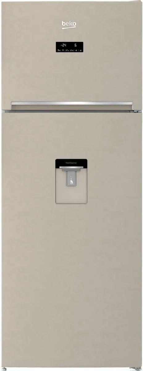 Beko Frigorifero, 313 L, No Frost, 313 litri, sabbia, BEKO Frigorifero doppia porta No Frost F