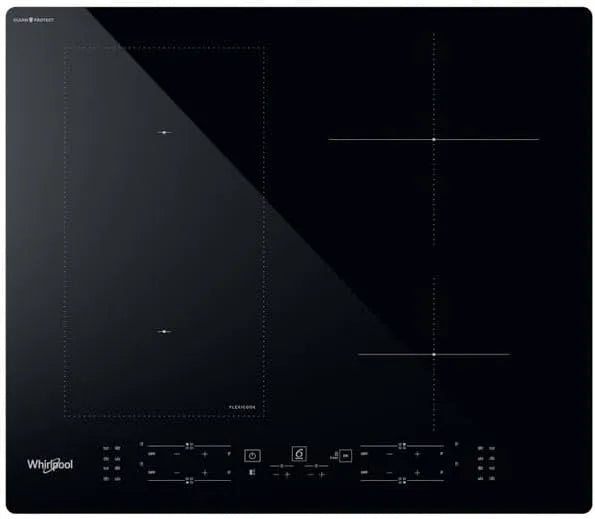 Whirlpool B4060 Piano cottura a induzione, 60 cm, 4 fuochi, piastra a induzione, nero, WL CPNE
