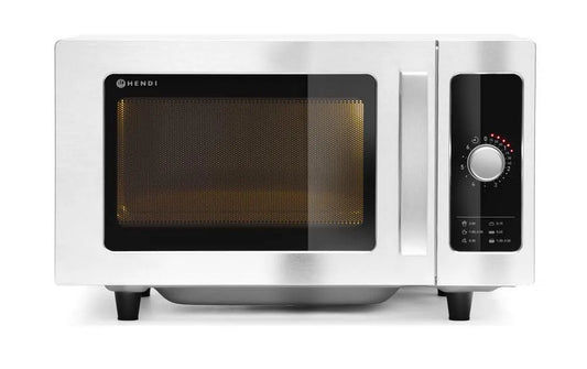 Forno a microonde, 25 L, 1000 W, 230 V, acciaio inox, diametro max piatti 320mm, 511x432x, 311mm, 25L, 1000W, 230V, controllo elettromeccanico con con