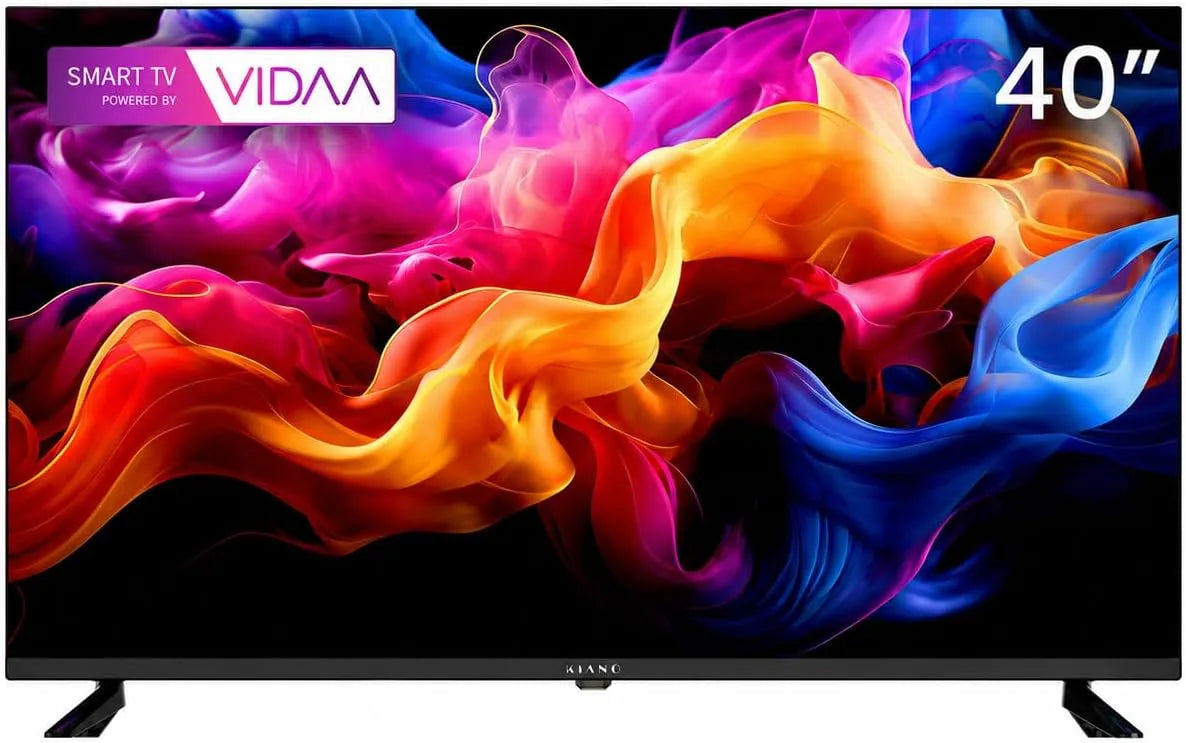 Smart TV Elegance 1080p, 40 pollici, 3 HDMI, 2 USB, televisore, Wi-Fi, DVB-T2, Full HD, Audio Dolby, DLED, WiFi, Design Senza Cornici