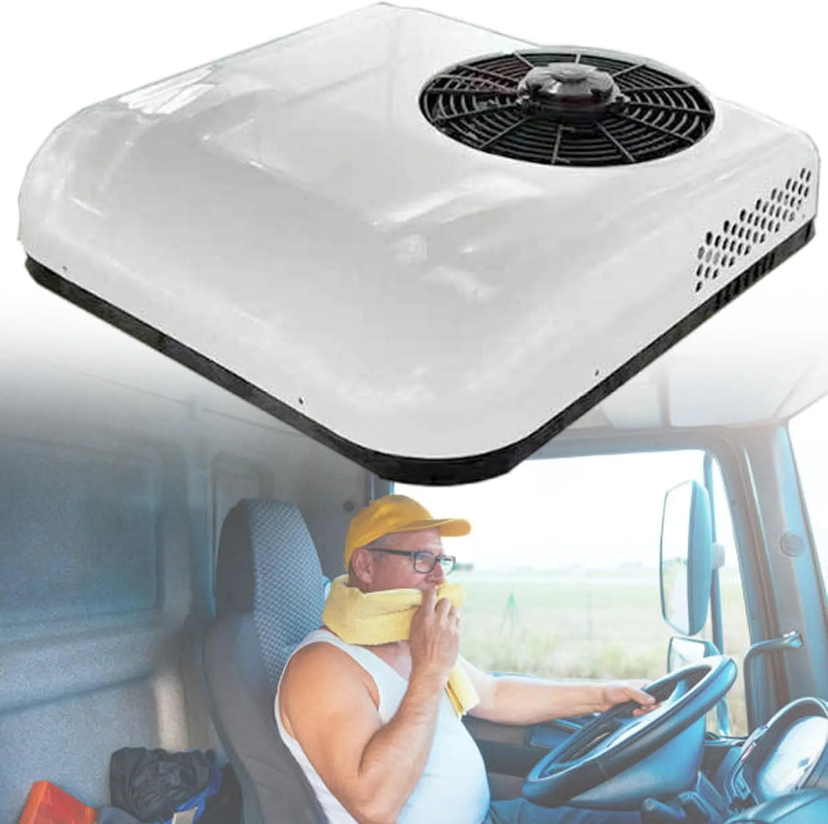 Condizionatore, camper, rimorchi da viaggio, facile installazione, senza canalizzazione