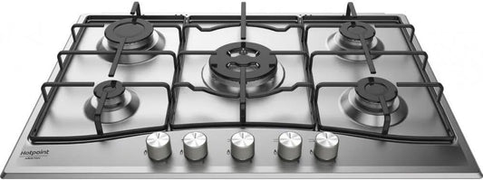 Prodotto 1 tripla corona, Hotpoint PCN 752 T, IX, HA 5 fuochi gas, Inox