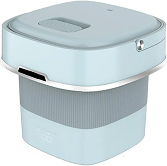 Lavatrice, 6 L, portatile, capacità 6 l, design pieghevole, ideale per spazi abitativi compatti, soluzione salvaspazio per bucato