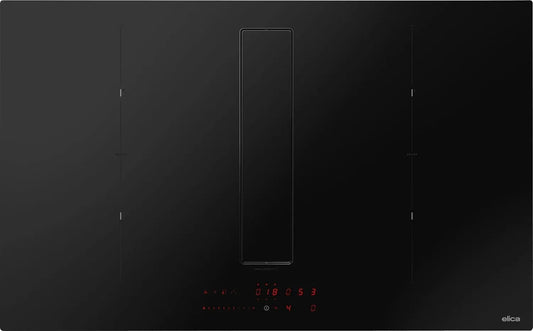 Piano cottura a induzione, piastra a induzione, Elica PRF0202499 BR, 83, nero, Black