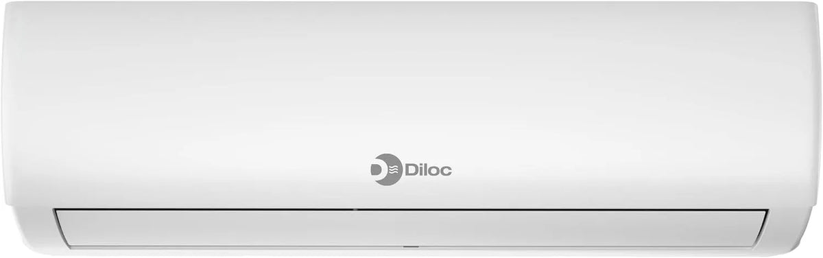 Google m3/h R32 Condizionatore, 650 m3/h, 22 dB, Wi-Fi, Google Assistant, Alexa e Siri, Climatizzatore 12000 BTU, 4 Kw, Diloc Condizionatore Split