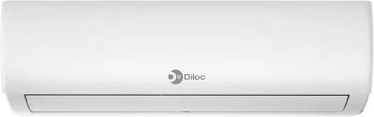 Google m3/h R32 Condizionatore, 650 m3/h, 22 dB, Wi-Fi, Google Assistant, Alexa e Siri, Climatizzatore 12000 BTU, 4 Kw, Diloc Condizionatore Split