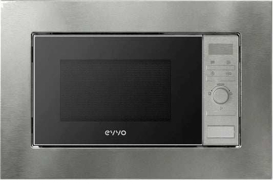 Forno a microonde, 21 L, EVVO Mi30, grill, timer, blocco bambini, display digitale, acciaio inox, nero