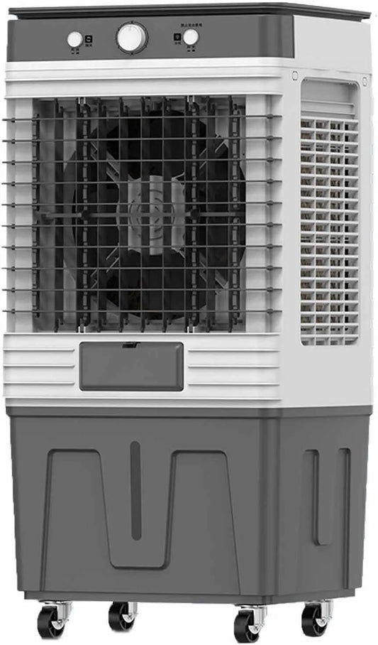 Dell Condizionatore, 50 L, 200 W, portatile, ruote di trasporto, industriale, 3 velocità, ampio serbatoio, Bassa Rumorosità, Raffre, Mechanical Model