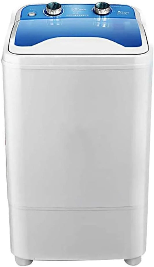 Lavatrice, 7 kg, portatile, blu, Lavatrice Portatile 7KG capacità Totale Lavaggio Singolo Vasca Centrifuga Disidratazione Pulizia Profonda UV Compatto