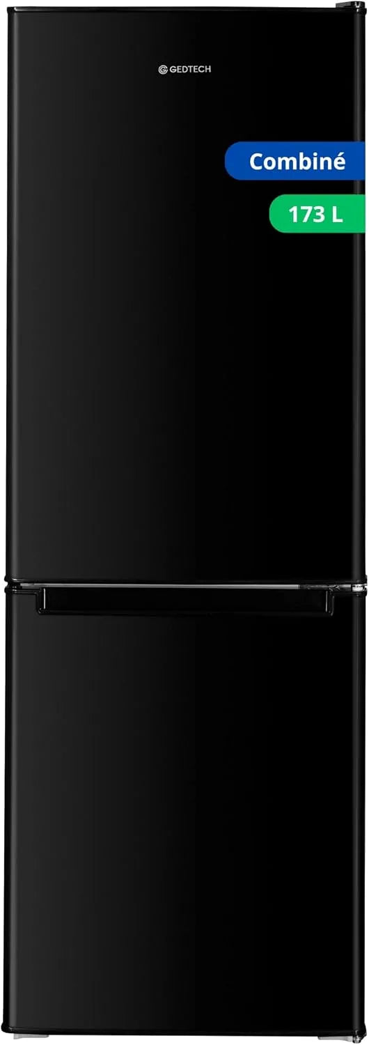 Frigorifero combinato GCB173BL, 173 L, frigo con congelatore, nero, GEDTECH Frigorifero combinato congelatore basso 173L GCB173BL - Nero
