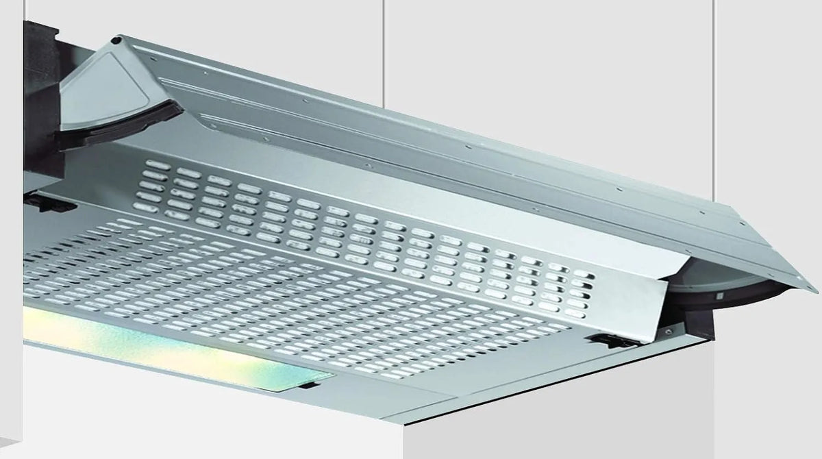 Cappa aspirante, 172 m3/h, cappa da cucina, Glem GHE601SI, argento