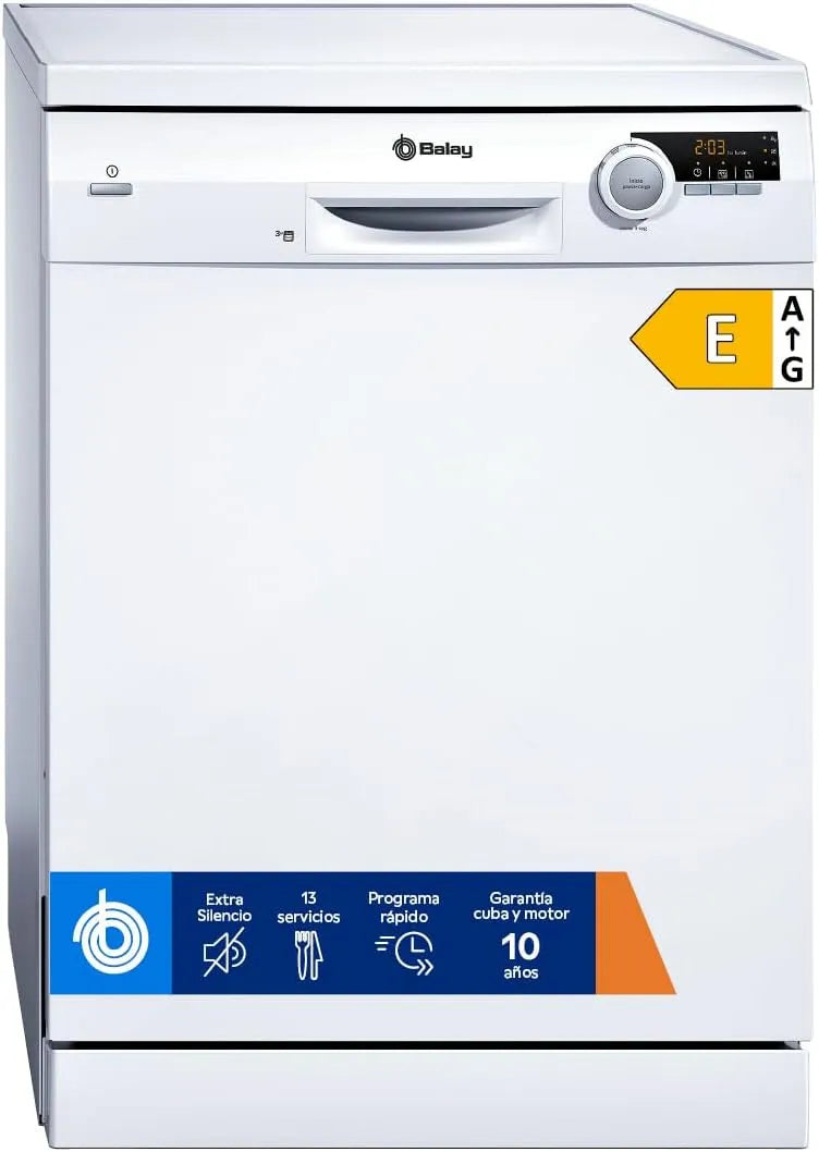 Lavastoviglie, Balay 3VS572BP, libera installazione, Balay 3VS572BP Lavastoviglie Libera installazione 13 Coperti