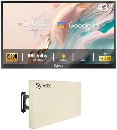 Smart TV, 43 pollici, televisore, esterno, Deck Pro 2, Deck Pro 2.0, con Copertura