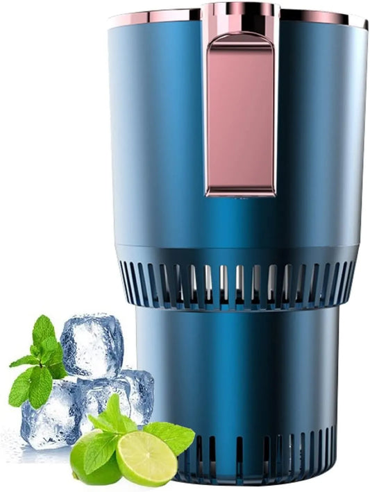 Frigorifero, touch, blu, Smart Cooler riscaldatore più caldo per caffè bevande latte con display a LED della temperatura, colore: blu, dimensioni
