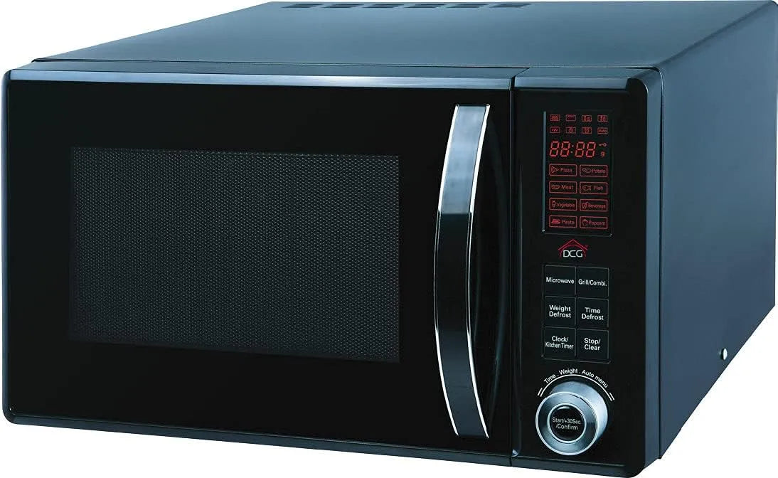 Forno a microonde, 25 L, 1000/800 W, DCG MWGBD825, grill, nero, 25 litri, Metallo