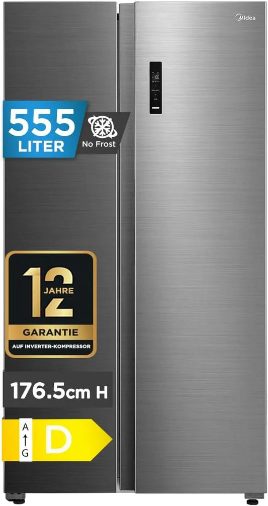 Frigorifero, 555 L, Midea MDRS710FGD46, No Frost, Midea 555L Frigorifero Side by Side