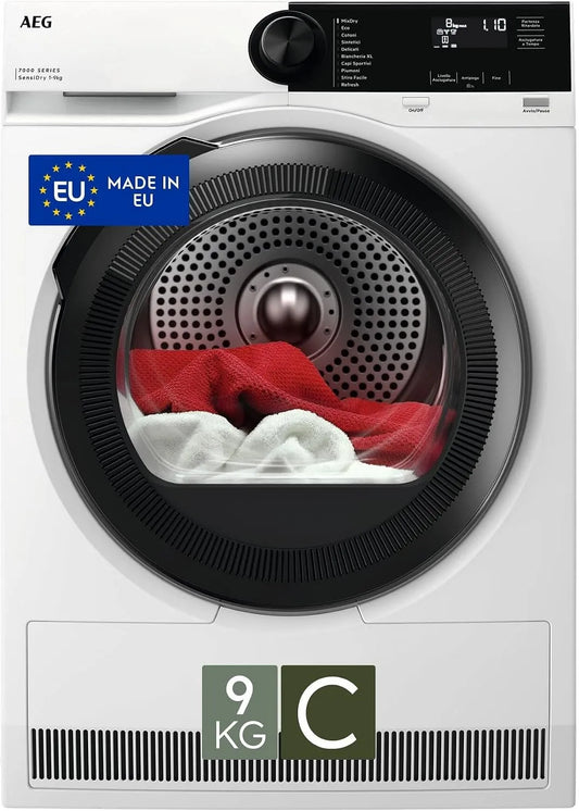 AEG TR7HE9C Asciugatrice, 9 kg, classe energetica C