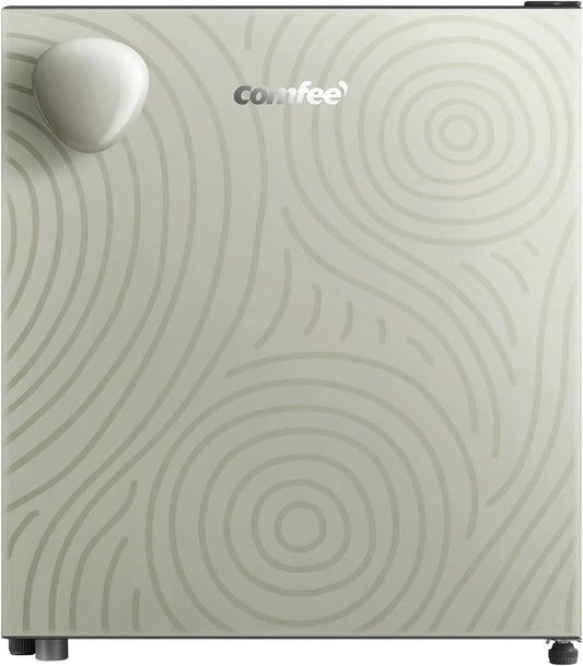 Frigorifero, 43 L, COMFEE' RCD48GF2EUY, verde, Mini Frigo 43L, Frigorifero Monoporta Design Verde