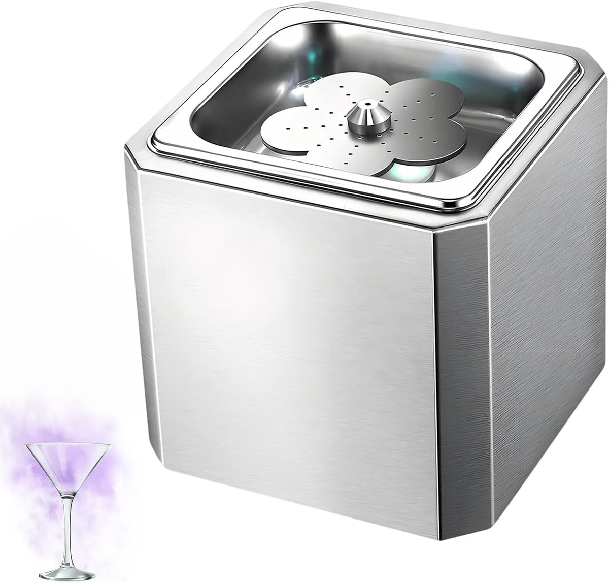 Congelatore, professionale, freezer verticale, Refrigeratore di vetro per raffreddamento rapido, refrigerazione istantanea per tazze e bicchieri
