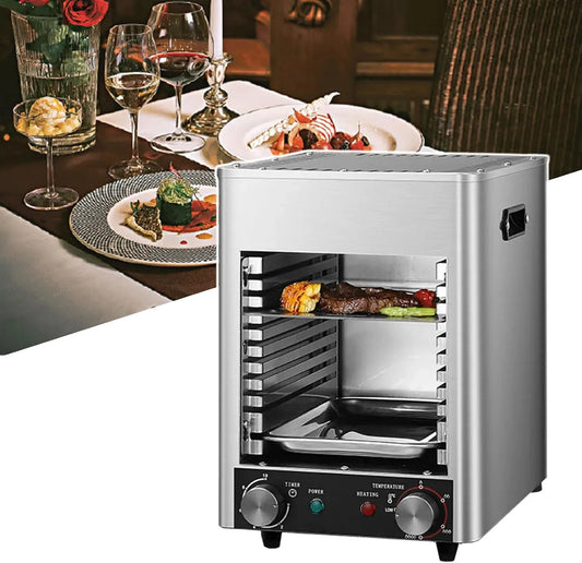 Forno elettrico, 110 V, 110V, Cuocitore Elettrico per Bistecche con Preriscaldamento Rapido, Macchina per Grigliare Bistecche Completamente Automatica
