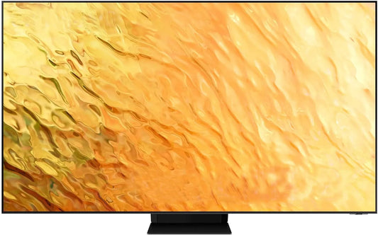 Samsung QE75QN800BT Smart TV, 75 pollici, televisore, 4K UHD, QLED, DVB-T2, Google Assistant, Alexa e Siri, Smart TV 75' Serie QN800B, Stainless Steel