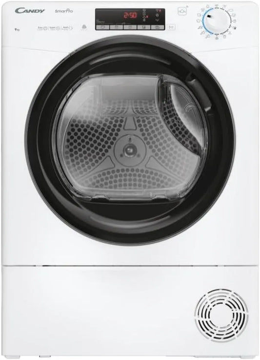 Asciugatrice, 9 kg, classe energetica E, CROE H9A2TBE-S, Carica Frontale, CROE H9A2TBE-S - Asciugatrice con pompa di calore
