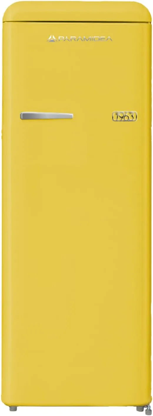 Frigorifero MAMBO2401Y, 240 L, PYRAMIDEA Frigorifero Singola Porta Ventilato 240 Litri Colore Giallo MAMBO2401Y