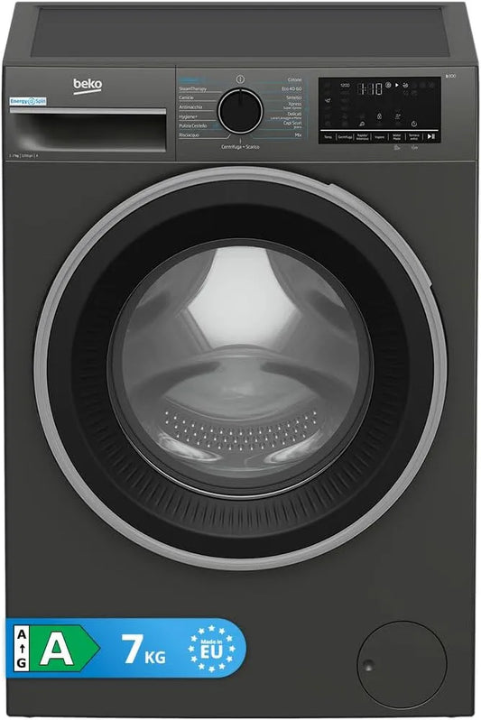 Beko AMBSU372M Lavatrice, 7 kg, classe energetica A, stretto, Beko AMBSU372M Lavatrice Slim 7kg