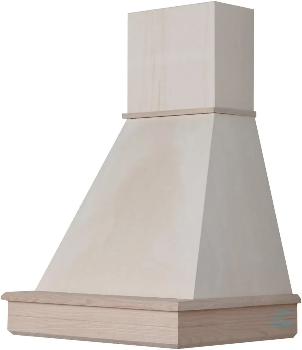 Cappa aspirante, cappa da cucina, montaggio a parete, Stock 60 da parete da verniciare, Cappa cucina rustica legno mod.Stock 60 da parete da