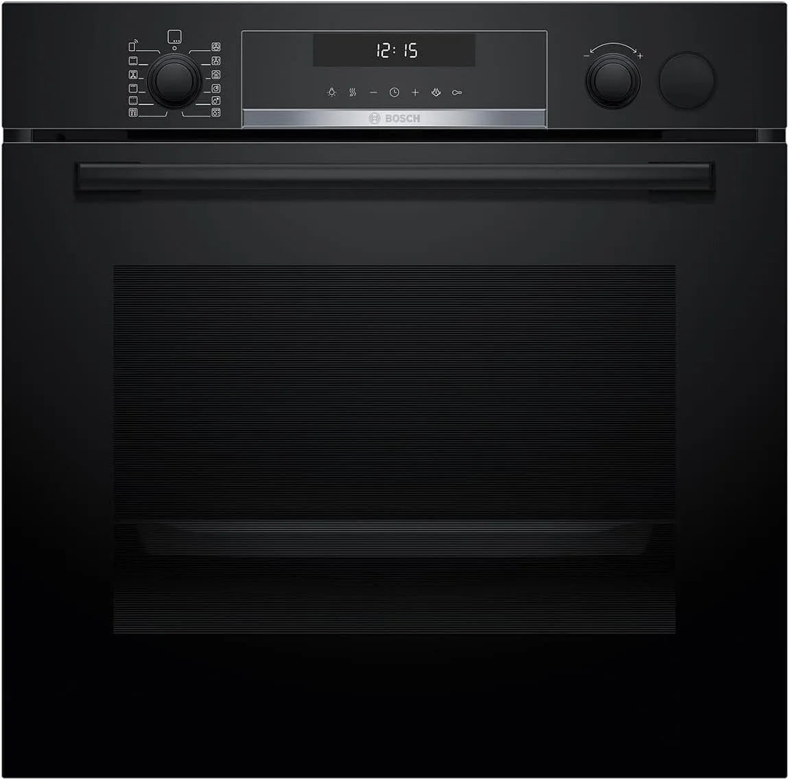 Bosch serie 6 HRG578CB7 Forno elettrico, 60 x 60 cm, da incasso, effetto 3D, vapore, funzione aria calda 3D, prodotto in Germania, pirolisi