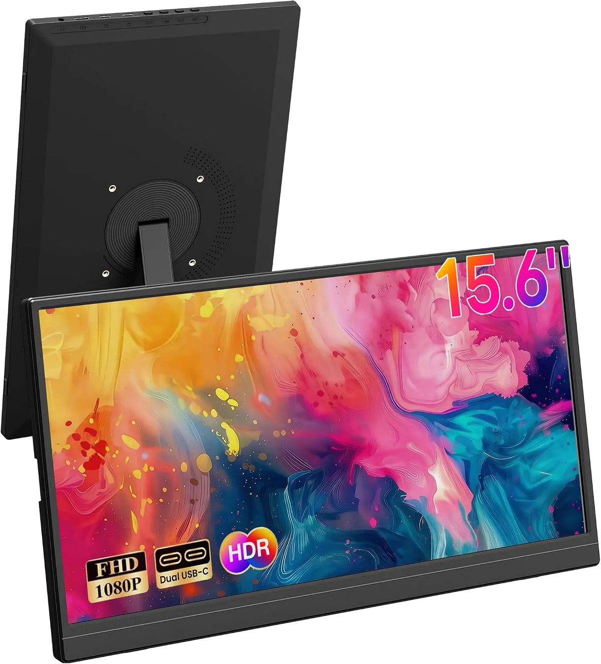 Monitor, 15, 6 pollici, Portatile 1080P, Schermo Portatile 1080P