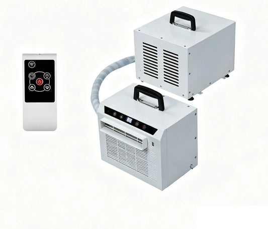 Condizionatore V, 220, 110 V, portatile, nessuna installazione richiesta, raffreddamento solo con telecomando, campeggio, auto
