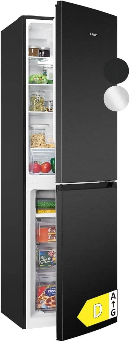 Bomann KG7360-Nero Congelatore, 247 L, vano congelatore, freezer verticale, Frigo e congelatore 247L Nero Bomann KG7360-Nero